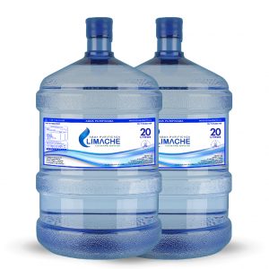 2 BIDONES 20 LITROS + AGUA PURIFICADA